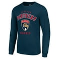 thumbnail image 2 of Men's Starter Navy Florida Panthers Logo Long Sleeve T-Shirt, 2 of 3