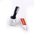 thumbnail image 3 of lionlar Dolls House Bathroom Toothbrush Toothpaste Rinse Cup Set Accessories Decoration White, 3 of 8