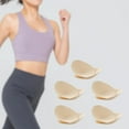 thumbnail image 1 of 5Pairs Women Bra Pads Inserts, Breathable Comfy Push up Breast Pads, Chest Cups, Bra Accessories, Swimwear Bikini Yoga Bra Padding Inserts Skin, 1 of 8