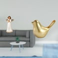 thumbnail image 2 of Figura de resina de ángel querubín con paloma y pájaro dorado, escultura para sala de estar, escritorio, oficina, decoración del hogar, regalo de inau, 2 of 8