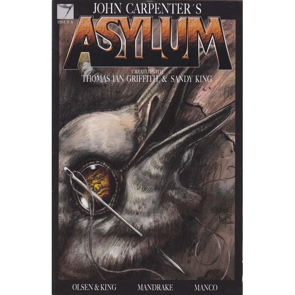 Asylum (John Carpenter's ) #8 VF ; Storm King Comic Book