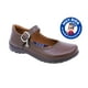 thumbnail image 1 of Zapato escolar Coqueta para niña de piel café Danna con hebilla, 1 of 6