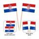 thumbnail image 3 of AhfuLife Palillos con bandera de Croacia, 100 piezas, papel, 3 of 7