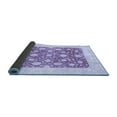 thumbnail image 2 of Ahgly Company Indoor Rectangle Abstract Blue Modern Area Rugs, 4' x 6', 2 of 4