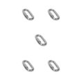 thumbnail image 3 of Ruiboury D Shaped Buckle Fast Release Screw Locking Carabiner Chain Connector M8 5Set, 3 of 6