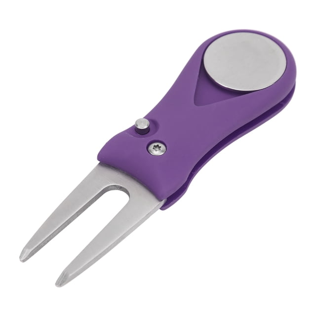 Divot Tool, Foldable Storage Detachable Marke Green Fork For Playground