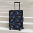 thumbnail image 6 of Pofeuu Peacock Feathers Print Luggage Suitcase Cover Protector Luggage Washable Covers Aesthetic for 18/24/28/32 inch Luggage（No luggage included）-Large, 6 of 7