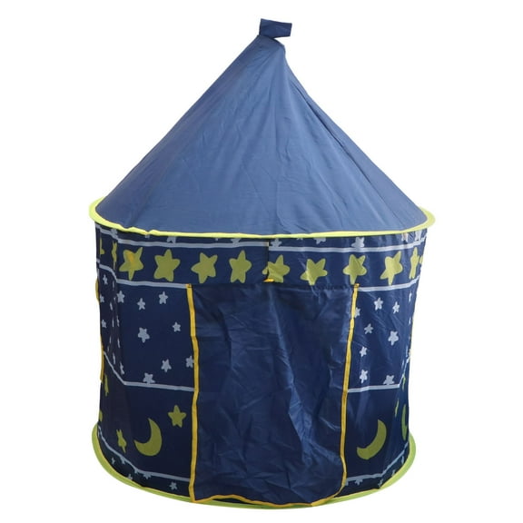 IBASETOY Outside Play House Polyester Yurt Blue 1Pcs for Inspiring Imagination