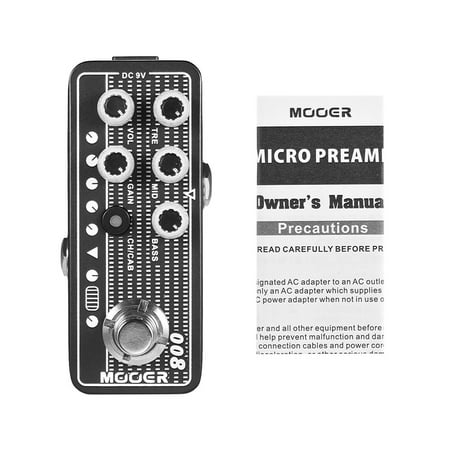MOOER MICRO PREAMP Series 008 Cali-MK 3 Californian Session Combo Digital Preamp Preamplifier Guitar Effect Pedal True