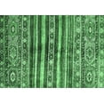 thumbnail image 1 of Ahgly Company Indoor Rectangle Abstract Emerald Green Modern Area Rugs, 3' x 5', 1 of 4