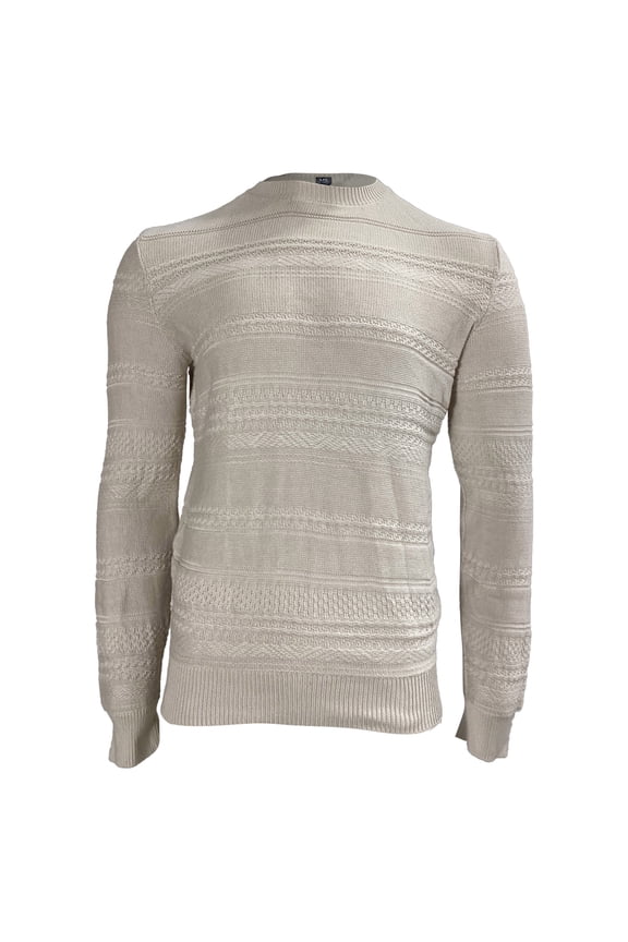 Pre-Owned A.P.C. Knitted Sweater in Cream Cotton