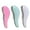Green + White + Pink, variant on Detangling Brush for Curly Hair & Wigs - Wide Tooth Hair Brush, Gentle Knot Remover for Women Adults- Wet/Dry Hair Detangler