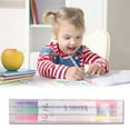 thumbnail image 4 of Vaidha Beautiful And Lovely Double Head Double Color Fluorescent Pen Various Colors Fluorescent Pen Is Used For Recording Notes Marker Pen And School Stationery 5ML, 4 of 4