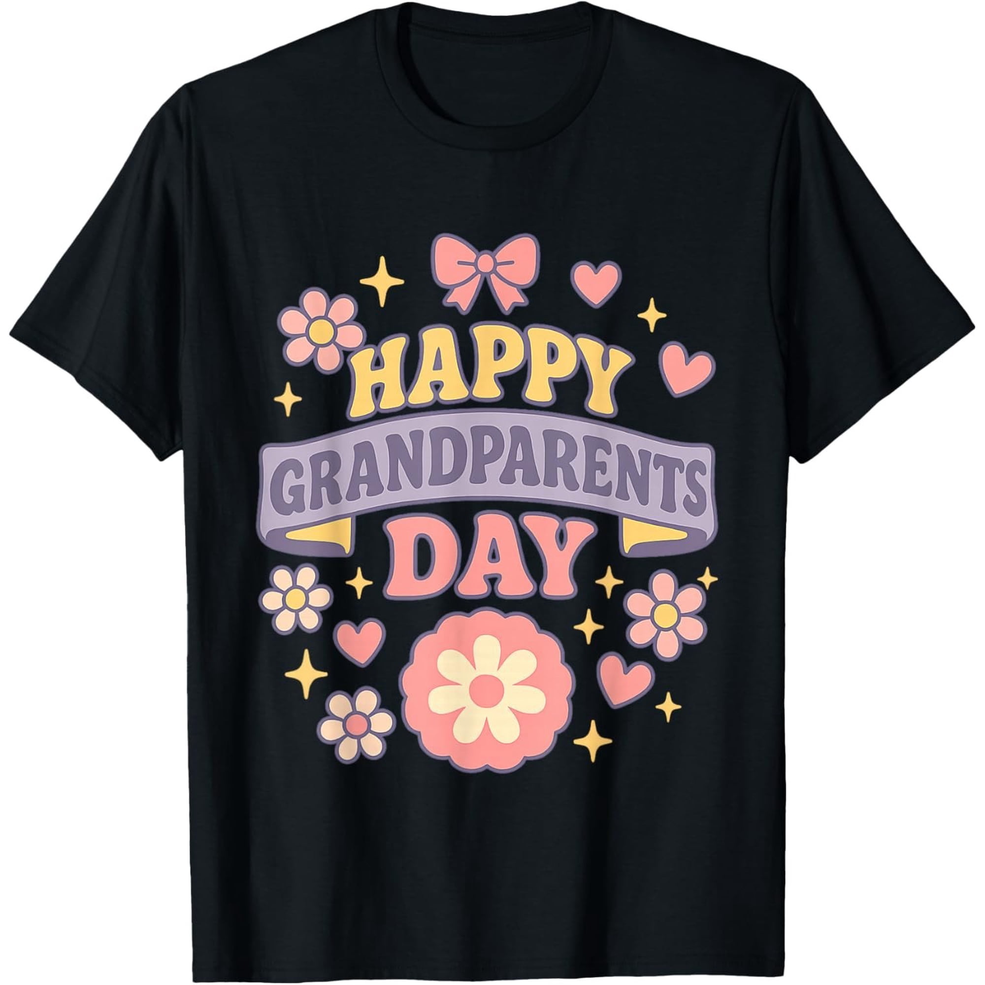 Happy Grandparents Day Funny Family Quote Grandma Grandpa Gift Unisex T-Shirt
