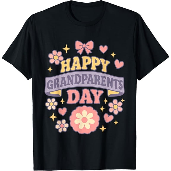 Happy Grandparents Day Funny Family Quote Grandma Grandpa Gift Unisex T-Shirt