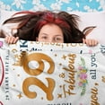 thumbnail image 5 of 29th Birthday Gifts for Women, Best Gifts for 29 Year Old Women, Birthday Gifts Blanket 60\u201d x 50\u201d for 29 Year Old Female, 29th Birthday Gift Ideas for Her, Happy 29th Birthday, 5 of 6