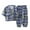 Navy, variant on CYRBOKO Summer Pajama Sets for Toddler Boys, 2-piece Loose V-neck Cotton Loungewear Sets Green Size 1-2 T