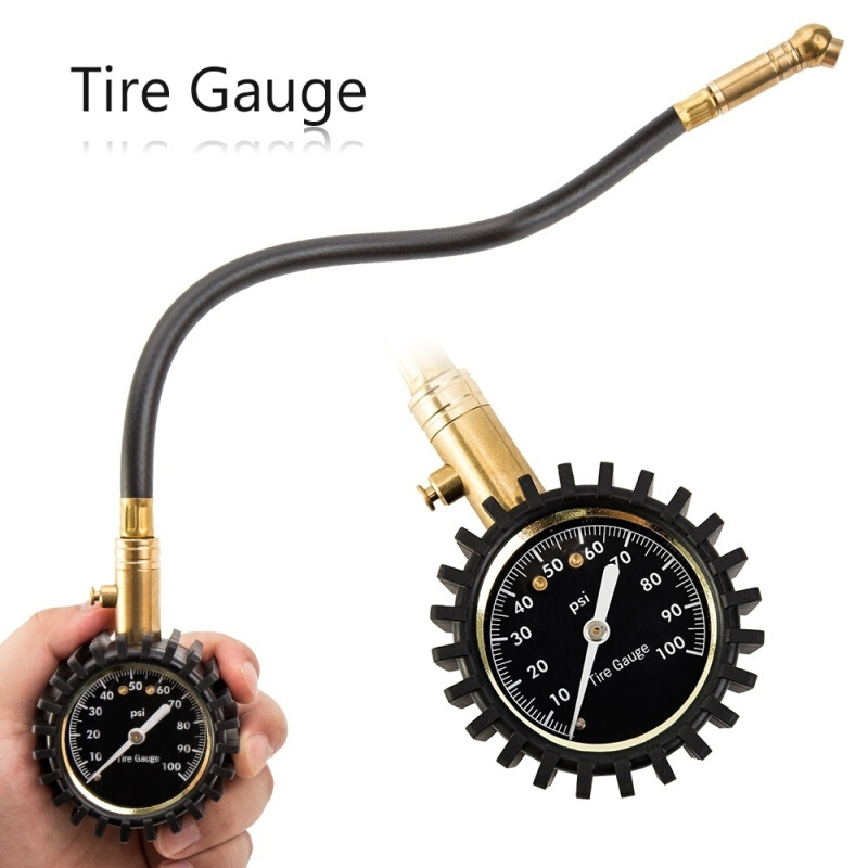 For Car Truck Motorcycle Accurate Heavy Duty Air Tire Pressure Gauge