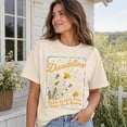thumbnail image 3 of Dandelion Country Music Graphic Tee, Vintage Wildflower Western Shirt, Boho Botanical Nature T-Shirt, Flower Lover Gift for Her, Cowgirl Concert Outfit, 3 of 9