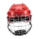 thumbnail image 3 of Casco de hockey sobre hielo con rejilla Protector acolchado suave profesional Casco de rugby para De 58 cm a 68 cm, 3 of 9