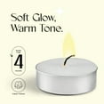 thumbnail image 2 of Leor & Lair Tealight Candles - 100 Pack - 4 Hour Burn Bulk Tea Lights for Home & Family, 2 of 4