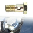 thumbnail image 3 of Unique Bargains 2 Set Single Banjo Bolt Brake Fitting Adapter Kit M12x1.5 Brake Line Thread with 12mm Washers, 3 of 6