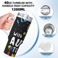 thumbnail image 3 of KLL I Love With Autism To The Moon And Back Print 40oz Stainless Steel Insulated Car Cup Coffee Mug with Spillproof Lid - Keep Your Drink Hot or Cold on the Go, 3 of 8