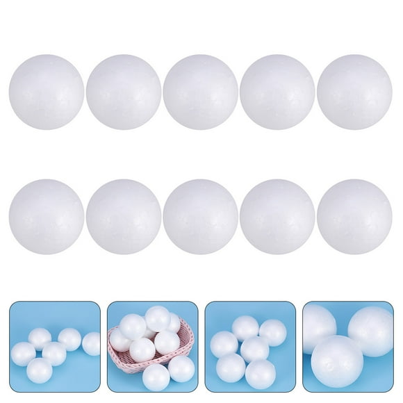 Minkissy 100Pcs Ball For Diy Foam White For Pinning And Decorating 2.36In