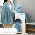 thumbnail image 6 of 18 Piece Family Bath Towel Set Include 6 Bath Towels,6 Hand Towels and 6 Washcloths Soft Bathroom Towel with Hanging Loops,Highly Absorbent Quick Dry Towels Set for Bathroom,Hotel and Spa-Turquoise, 6 of 18