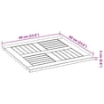 thumbnail image 4 of vidaXL Table Top 60x60x2 cm Square Solid Wood Acacia, 4 of 5