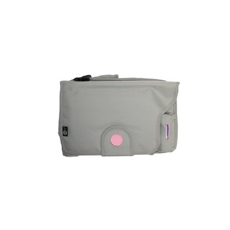 Safe Fit Deluxe Diaper Changer With Extra Large Changing Pad Disposable Bags Grey Pink Portable By Safefit Safe Fit Deluxe Diaper Changer With Extra Large Changing Pad Disposable Bags Grey Pink Portable By Safefit