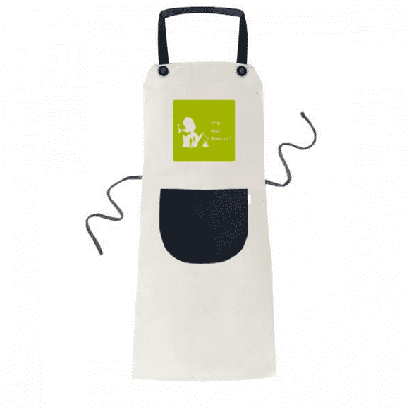 Playful Beagle Denies Poop Smelly Apron Adjustable Bib Cotton Linen BBQ Kitchen Pocket Pinafore