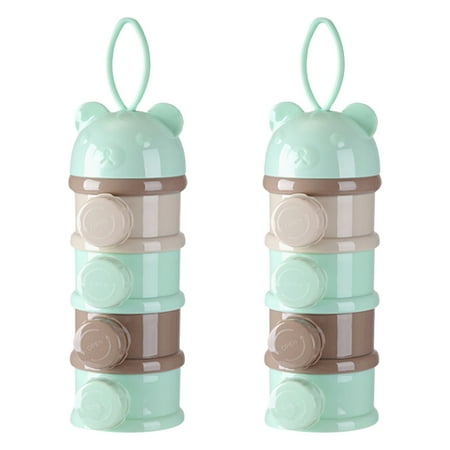 2 Pcs Cheesecakes Centerpiece Tins Milk Powder Box Travel
