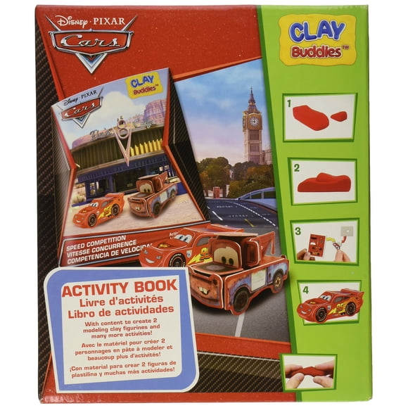 Pack inicial de plastilina Giromax Cars, 6 barras