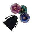 thumbnail image 1 of 3Pcs Acrylic Astrological Dice Constellation Dice for gifts Style Cards Accessory C, 1 of 8
