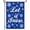 Blue,White, variant on Merry Christmas Tree Red Garden Flag Winter Snowflake Double Sided Flags 12" x 18", Xmas Rustic Winter Snow Holiday New Year Small Garden Flag Banner Yard Outdoor Decoration Home Decor