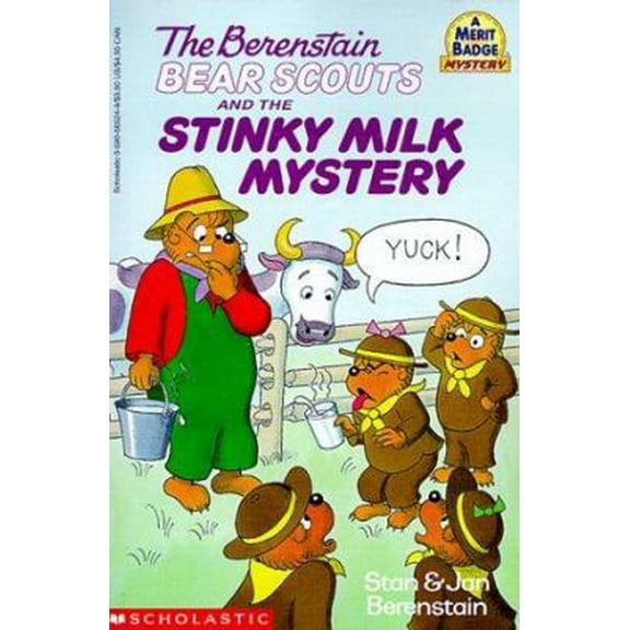 Pre-Owned The Berenstain Bear Scouts and the Stinky Milk Mystery (Paperback) 0590565249 9780590565240