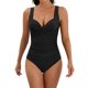 thumbnail image 4 of Gibobby Trajes de Baño Mujer Traje de baño de 1 pieza para mujer, traje de baño Sexy con realce, traje de baño de cintura alta, traje de baño de entrenam(Negro,G), 4 of 5