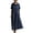 Navy#women's cowl neck maxi dresses, variant on aohooy Cowl Neck Maxi Dress for Women Summer Casual Short Sleeve Cotton Long Length Dresses with Pockets Flowy Beach Sundress Navy,XL