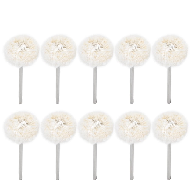 10pcs Fil de Coton Dentaire Polissage Buffing Roue Ensemble Montre Bijoux Polissage Kit de Forage