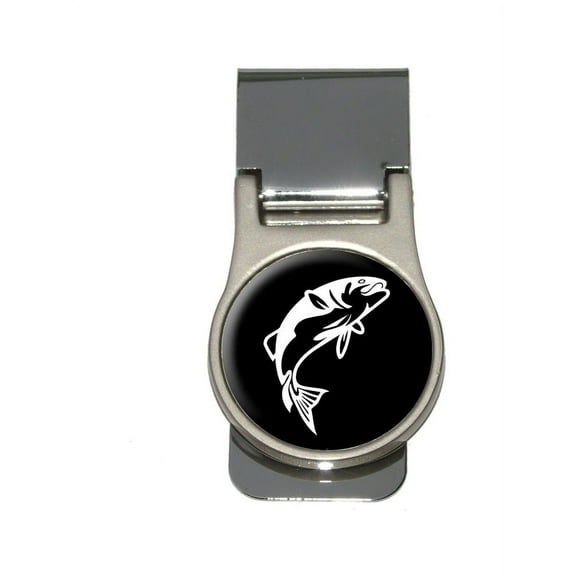 Fish Bass Jumping Money Clip