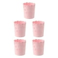 thumbnail image 1 of Wweixi Durable Trash Bin With Anti Slide Bottom Reliable And Convenient Prevents pink small size 5Set, 1 of 6