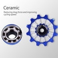 thumbnail image 1 of LAFGUR Rear Guide Wheel, Bicycle Rear Guide Wheel, Ceramic Bearing Derailleur Pulley Aluminum Alloy For Bicycle Most Mountain Bike, 1 of 8