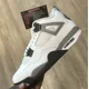 thumbnail image 1 of Ni - ke Jordan 4 Retro White Cement 2025 FV5029-100 Size 8.5, 1 of 5