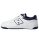 thumbnail image 4 of Zapatilla New Balance BB480 V1 unisex blanca/azul marino talla 11.5, 4 of 6