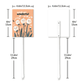 thumbnail image 2 of Eveokoki Weed Are Wonderful Sign With Stake Yard Sign 4.6x6inch Waterproof Lawn Yard Prop Decorations,Outdoor Aluminium Décor Garden Grass Wildflowers Stake Set, 2 of 6