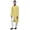 Yellow, variant on Atasi Solid Button Down Designer Kurta For Boys Casual Long Sleeve Kurta
