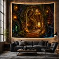 thumbnail image 6 of Highly Library Integrated With Into Natural Cavernous Tree, Mystical Fantasy for Space Lovers, Galaxy Room Decor, Mother's Day Gift, Tapestry Wall Hanging for Bedroom and Dorm, 6 of 7