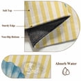 thumbnail image 6 of Starfish Shell Coastal Area Rugs 5'x7', Washable Small Throw Rugs for Laundry Room Playroom, Summer Nautical Striped Farmhouse Indoor Outdoor Rug Non-Slip Low Pile Carpet Runner Reversible Floor Mats, 6 of 8