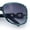 Blue Frame - Gradient Black Lens, variant on Womens Oversized Rectangular Rhinestone Encrusted Chain Arm Fashion Sunglasses Brown Frame - Gradient Brown Lens